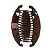 Set of Three 6.5 Inch Banana Clip Hair Clincher Interlocking Black Clear Tortoise