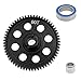 Sbonxond 60T 0.5M Spur Gear Hardened Steel Main Gear 7640 Suitable for Traxxas LaTrax 1/18 RC Car Rally Teton Desert Prerunner SST Ford Fiesta