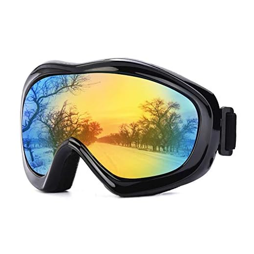 JTENG Gafas de esquí y snowboard Viento UV400 Gafas Esqui Mujer&Hombre Rellenas de Espuma para Deportes Al Aire Libre Ciclismo Moto Snowmobile Ski Goggles Eyewear Deportes Gafas