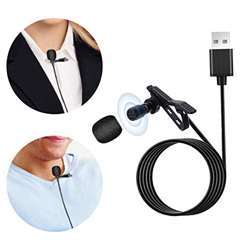 RBNANA USB Lavalier Mikrofon für Computer, Omnidirectional Kondensator Mic, Ansteckmikrofon für Android, IPhone, PC… – Bild 7