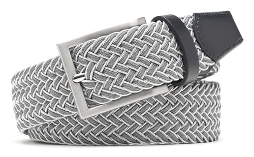 Image of Fabio Valenti Canvas Elastic Fabric Woven Stretch Braided Belts for Men Women Junior with Multicolored /Full Sizes