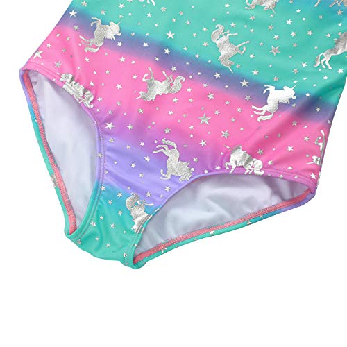Image of DUSISHIDAN Girls One Piece Swimsuit, Dolphin & Horse