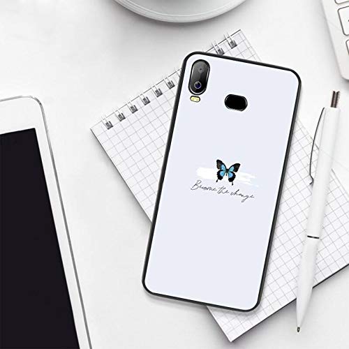 XMSZZ Butterfly Coque Shell Phone Case For Samsung A10 A20 A30 A40 A50 A70 A71 A51 A6 A8 (Color : A7, Material : For Galaxy A50)