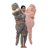Hofun4U Alligator Plush Pillow, 67 inch Alligator Stuffed Animal, Home Decoration Christmas Valentine’s Birthday Gift for Boys Girls Adults Kids (Grey)