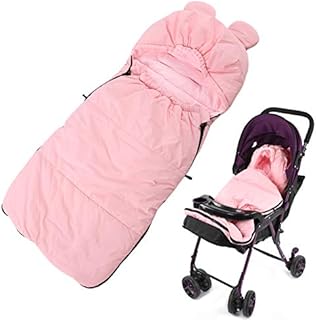 Universal Baby Bunting Footmuff - Cosy Toes Fit Toddler Sleeping Bag for Stroller,Buggy,Pushchair & Pram Footmuffs Comes with Warm and Soft Polar Fleece Wind Proof to Protect Infant (Pink)