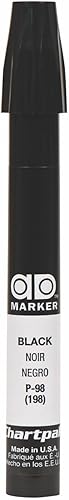 AD Marker The Original Chartpak, Tri-Nib, negro, 1 cada uno (P98)