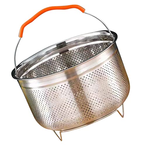 Homoyoyo Cesta Vaporera Inoxidable Cocción de Arroz Accesorio de Cocina Vaporizar Verduras Antiescaldante y Resistente Calor Cocinas de Inducción y Vaporizar