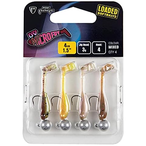 Fox Rage Ultra UV Micro Fry Baits, 4cm Cover