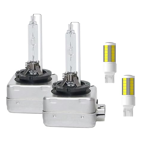 Image of For Chevy impala 2014-2020 Chevy Camaro 2019-2021 light Bulbs, D3S Hid Xexon High Beam Low Beam Turn signal Lights Combo, 4-Pack