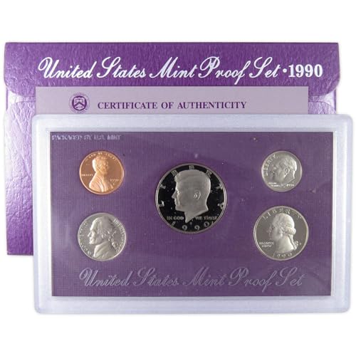 1990 Clad Proof Set U.S. Mint Original Government Packaging OGP