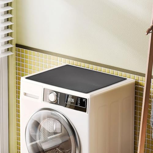 JISADER Máquina de lavar e secar, tapete superior protetor para máquina de lavar, cobertura superior