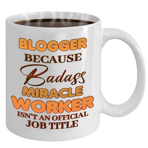 MONIZILUCKY Blogger Mug Gift For Blogger