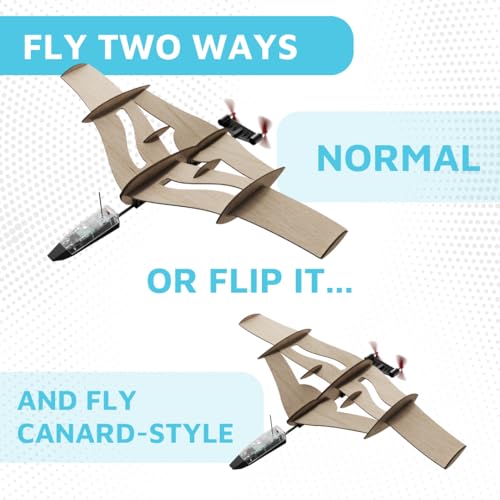 Image of POWERUP 4.0 Starflux Paper Airplane Kit Smartphone Bluetooth RC Plane Motor | Smart Autopilot. Onboard Gyro Adds Effortless Flight Control. Awesome Gift for Aviation Enthusiasts. Impact Resistant Design