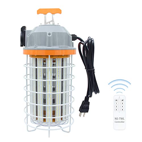 150W LED Temporary Work Light 22500LM with Remote Control Indoor Outdoor Lamp Waterproof Fixture 5,000K Daylight White Hanging Portable Light for Construction High Bay Workshop Jobsite Garage Shop 150W LED Temporary Work Light 22500LM with Remote Control Indoor Outdoor Lamp Waterproof Fixture 5,000K Daylight White Hanging Portable Light for Construction High Bay Workshop Jobsite Garage Shop