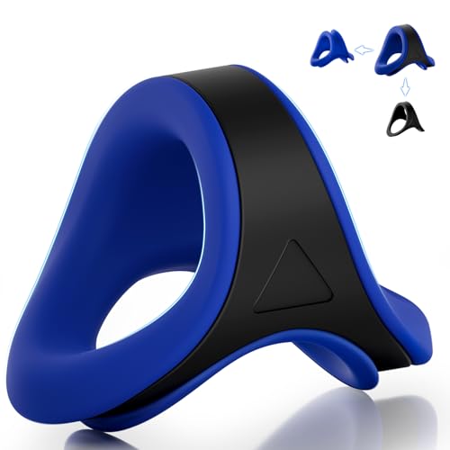 Kismloit Cock Ring Set for Men, Removable Triangle Penis Ring with Thickened & Wide Fit, Dual-Use Stamina Ring, Comfortable Adult Sex Toyscouples for Couples