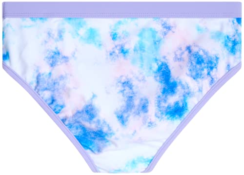 Eddie Bauer Girls' Rash Guard Set - 3 Piece Swimsuit Set - Upf 50+ Quick Dry Rash Guard, Tankini Top, And Bottom (S-Xl), Size Large, Lavander #TOP5