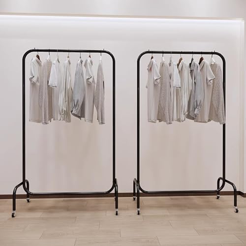 Portant à vêtements à roulettes robuste pour dressing et chambre