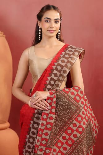 Image of TAMAIRA FASHION Mulmul Pure Cotton Saree For Woman |Office Wear Daily Wear Sarees For Women Without Blouse Piece(Available in 15 Colours)