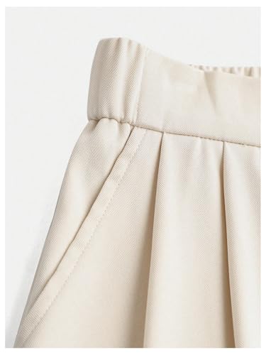Image of SweatyRocks Girl's Elastic High Waist Wide Leg Pants Loose Long Trousers