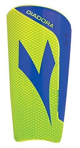 Evoluzione Shinguards, Yellow Fluo/Blue - X-Large