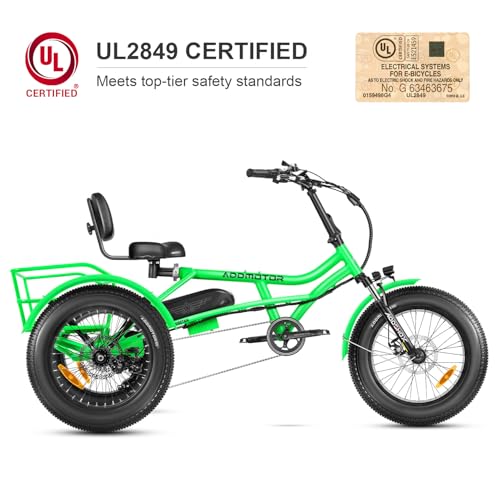 ADDMOTOR ARISETAN Electric Trike for Adults, 750W Rear Motor