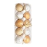 【Verschiedene Stile】: Das Mini-Osterei bietet 4 verschiedene Stile zur Auswahl, mit einem Lanyard auf der Oberseite zum einfachen Aufhängen.