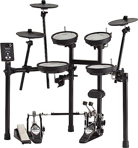 Roland Dual-Mesh Kit Entry-Level V-Drums Set (TD-1DMK), Black