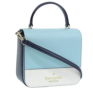 [ケイトスペード] バッグ レディース アウトレット ショルダーバッグ 2wayハンドバッグ レザー ライトブルーマルチ staci square crossbody K7343 kate spade [並行輸入品]