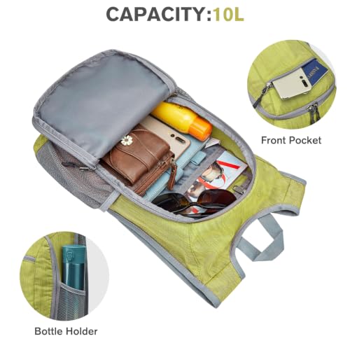 Image of G4Free 10L /15L Hiking Backpack Lightweight Packable Hiking Daypack Small Travel Outdoor Foldable Shoulder Bag