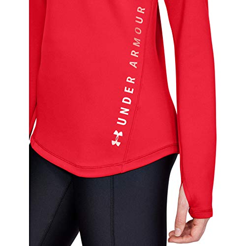 Under Armour Coldgear Armour Long-sleeve Shirt, Red (600)/Tonal, Medium