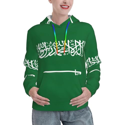 Sweat à capuche Arabie saoudite cadeau d'automne original et chaleureux pour femme