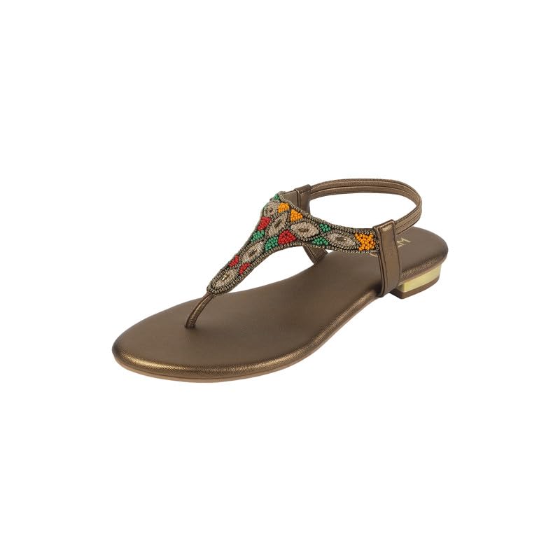 Women's Embelished Back Strap Sandal-image-36