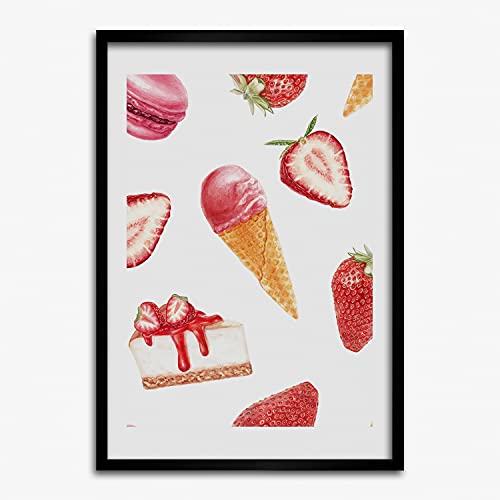 Tableau peinture photo Tulup cadre MDF 50x70 cm avec affiche moderne
