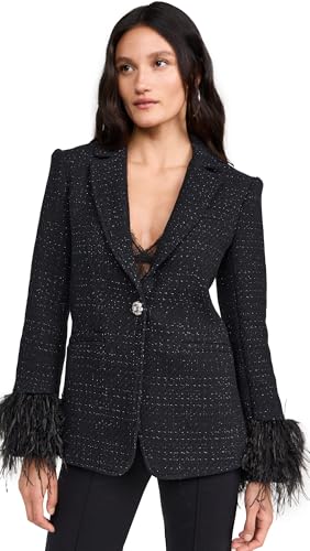 Cinq à Sept Women's Static Boucle Feather Karlie Blazer