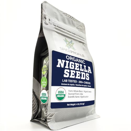 Spice Profile Organic Nigella Seeds | 4 oz | Lab Tested