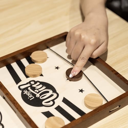 Juego de Mesa Sling Puck de Madera 16.5 Pulgadas miniatura 3