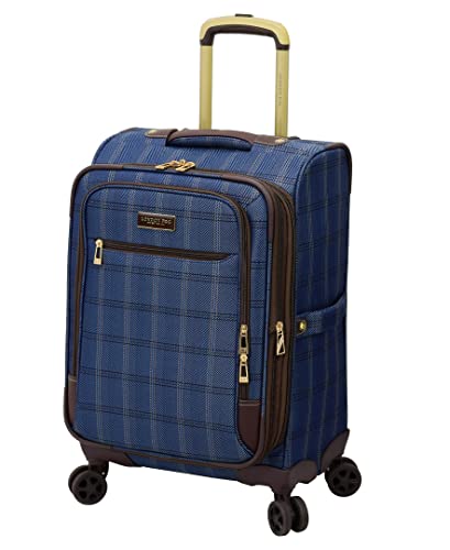 London Fog Brentwood Ii Expandable Spinner, Blue, Carry-On 20-Inch #TOP7