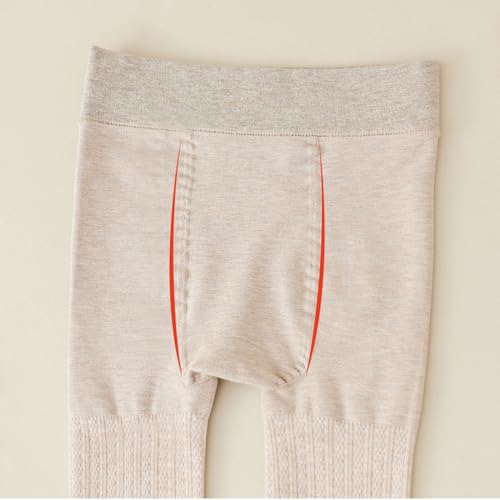 Fleece Lined Leggings Girls Kids Toddler Fall Winter Ballet Dance Tights Knit Solid Footed Pantyhose Warm Stockings3