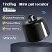 Vibbang Mini-Haustierortungsgerät für Katzen Hund, Kompatibel mit iOS & Android, Weltweite Standortverfolgung, Gepäckortung, Ortungsgerät für Haustiere und Gegenstände