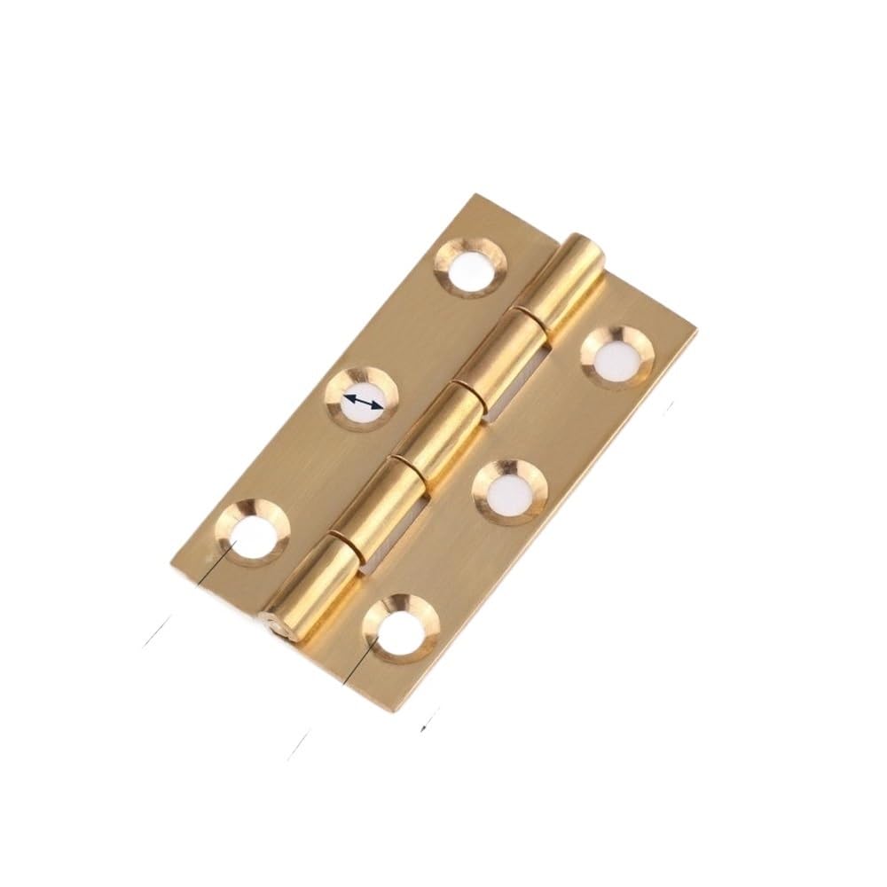 Brass Butt Hinges Flat Metal Hinges for Jewelry Boxes Craft Wooden Cases