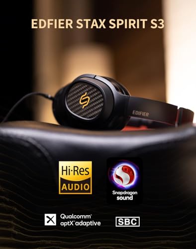 Image of Edifier STAX Spirit S3 Wireless Planar Magnetic Headphone, Bluetooth Hi-Fi Headphone with Hi-Res & Snapdragon Sound with Mic for Audiophiles, Home, Studio