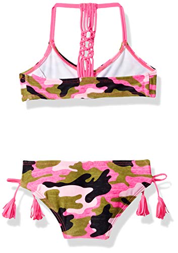 Image of Kanu Surf Girls' Willow V-Neck Bikini Beach Sport 2-Piece Swimsuits