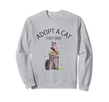 Dessin amusant de faux chat pour opossum et raton laveur Sweatshirt