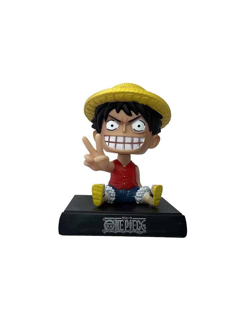 Buy Max Xchange Luffy Bobble Head Action Figure with Mobile Holder for