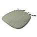 YOUFUDE Juego De 4 Cojines De Asiento De Lino Transpirables, Asiento De Esponja, Cojines De Silicona para Asiento De Silla De Comedor, Cojines De Asiento De Sofá para El Hogar, 41 * 43 Cm,Green