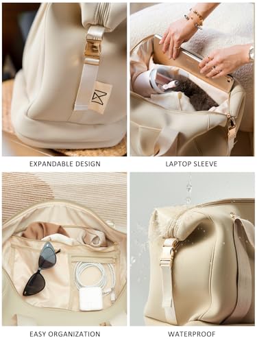 waterproof gym bag women, womens travel bag, yoga bag, weekender bags travel, personal item travel bag, overnight bags for women4