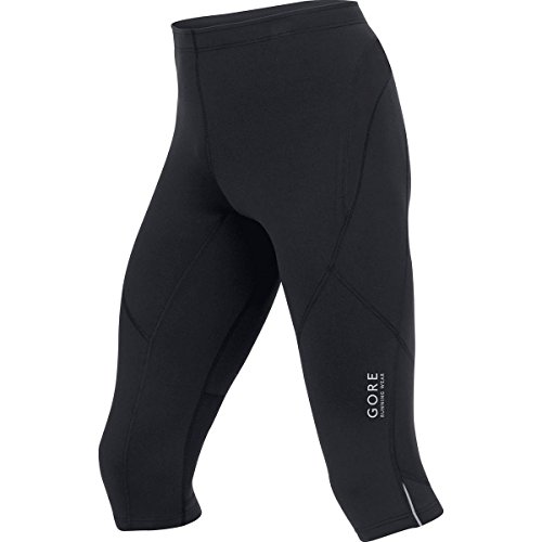 GORE RUNNING WEAR, Uomo, Corsa, Calzamaglia 3/4, Gore Selected Fabrics, Essential Tights 3/4, Taglia XXL, Nero, TESSNT