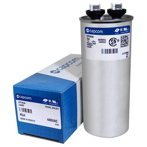 CPT00479-45 uf MFD 440 Volt VAC - Trane Round Run Capacitor Upgrade