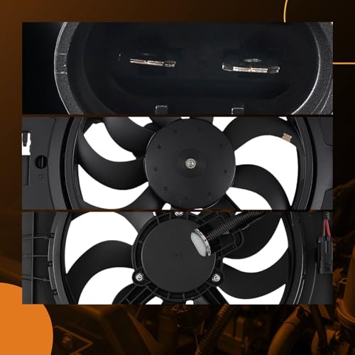 Image of maXpeedingrods Engine Cooling Fan Assembly for Fiat 500X l4 1.4L 2016-2018, 68248150AA, for Jeep Renegade 2015-2018, 68256125AA CH3115181 623530