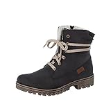 Rieker 78550, Damen Stiefeletten, Blau (atlantic/mogano 14), 39 EU (6 UK)